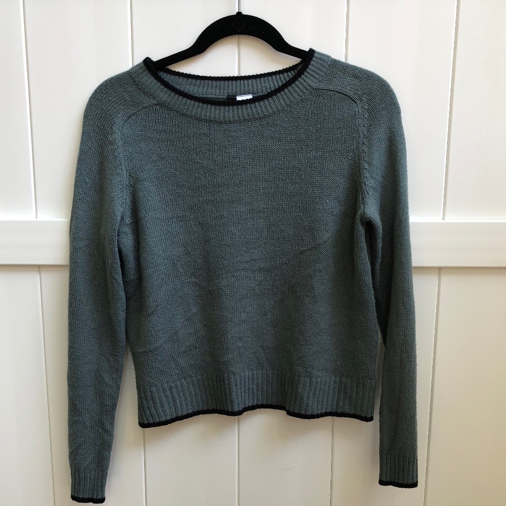 H&M DIVIDED Blue & Black Sweater in Women